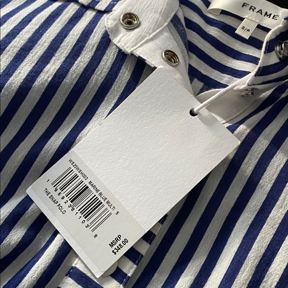 FRAME The SNAP POLO shirt - Picture 9 of 14